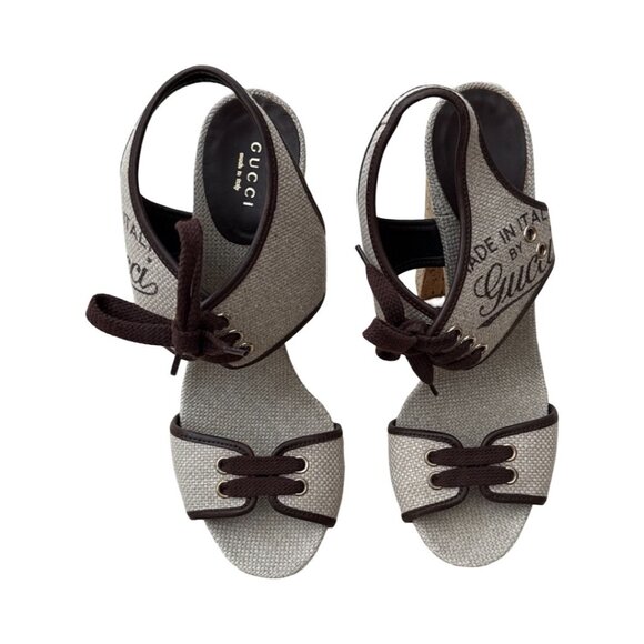 Gucci cruise edition cork heels size 40 - Picture 5 of 8